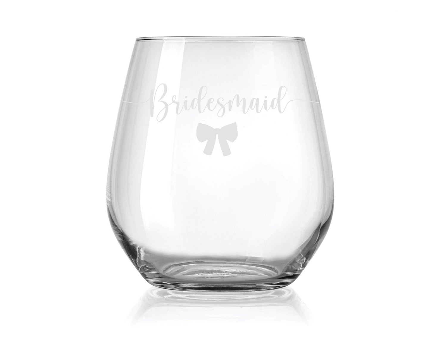 Bridesmaid Gift, Wine Glass, Wedding Gift, Bridal Party Gift