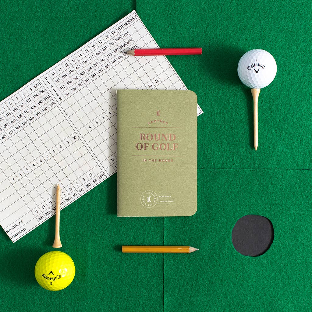 Round of Golf Passport - Themed Journal/Diary