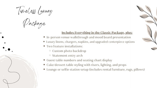 Timeless Luxury Decoration